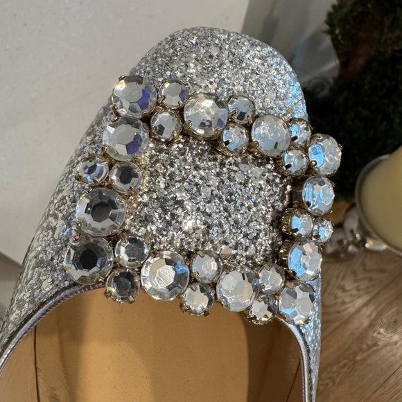 Kate Spade Silver Women's Flats with Jewels - Size 10 - Picture 8 of 10